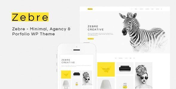 Zebre - Freelancer & Agency Portfolio Minimal WP Theme Logo